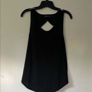 Athleta Black back Cutout Tank Top